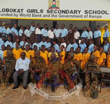 KDF TROOPS INSPIRE HOPE AT LOBOKAT GIRLS’ SCHOOL THROUGH MOTIVATIONAL TALK
