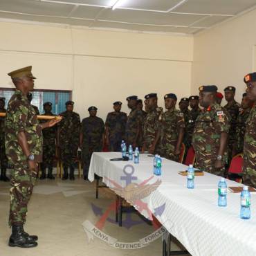GENERAL BARAZA AND LUNCHEON FOR DEFENCE HEADQUATERS PERSONNEL