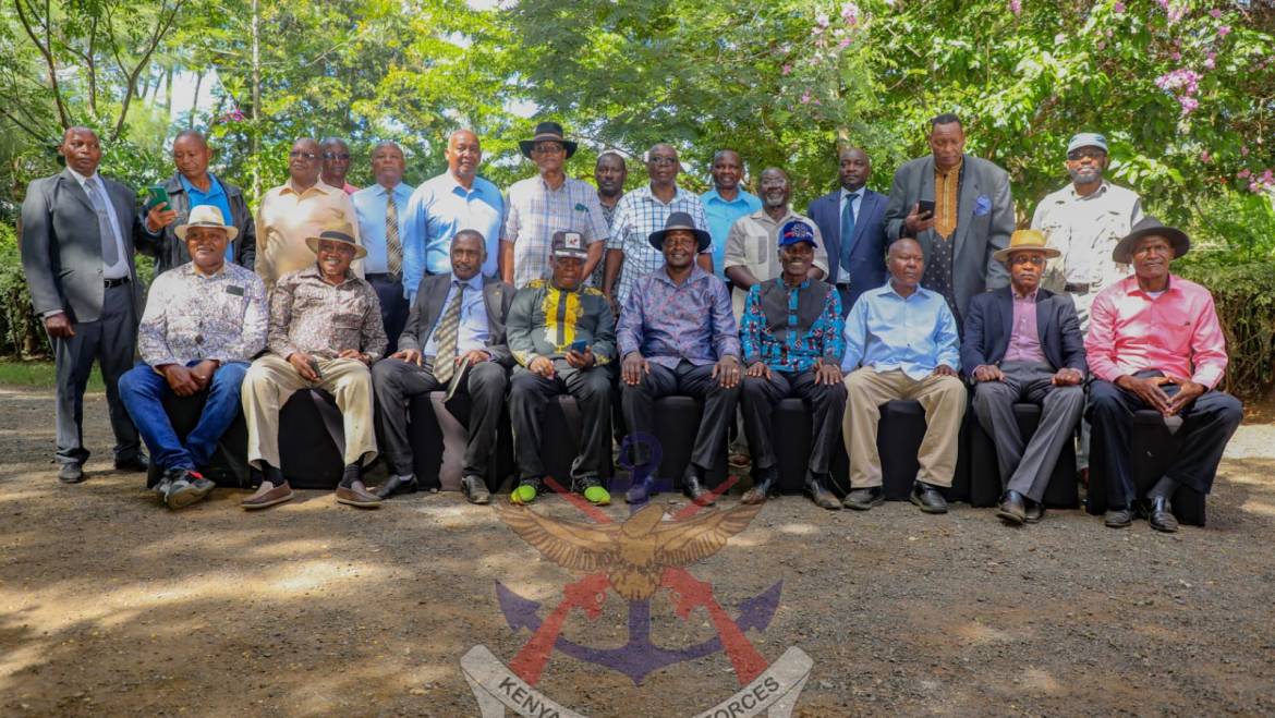 KDF VETERANS HONOUR RETIRED MAJOR MUIU IN MAKUENI VISIT 