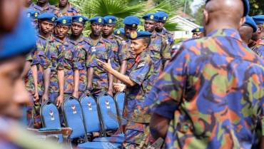 COMMANDER KENYA AIR FORCE WELCOMES NEW OFFICERS AND LAUNCHES INDUCTION COURSE