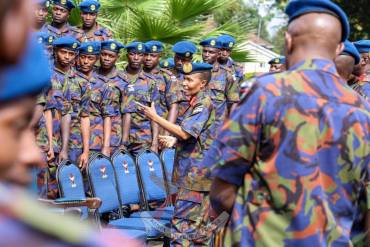COMMANDER KENYA AIR FORCE WELCOMES NEW OFFICERS AND LAUNCHES INDUCTION COURSE