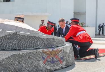 FINNISH PRESIDENT LAYS WREATH AT UGNM&M