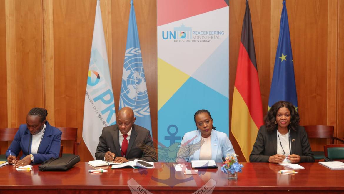 DEFENCE CS MEETS UN OPERATIONAL SUPPORT HEAD IN BERLIN