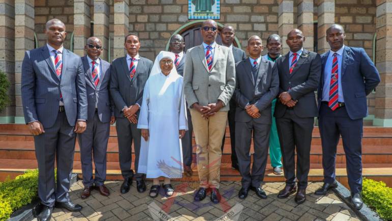 NDC DELEGATION VISIT TO LITTLE SISTERS OF THE POOR, KASARANI