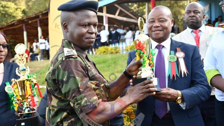 KDF CLINCHES TOP AWARD AT MERU NATIONAL SHOW