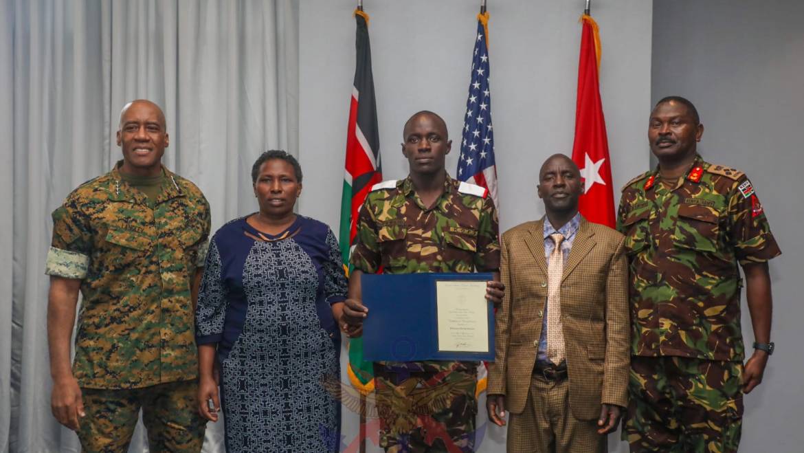 KDF AND USAFRICOM CELEBRATE KENYAN CADETS JOINING US MILITARY ACADEMIES