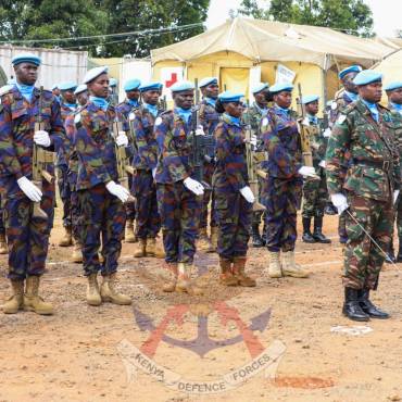 KENYAN TROOPS IN DRC JOIN FELLOW MONUSCO PEACEKEEPERS IN MARKING INTERNATIONAL DAY OF UN PEACEKEEPERS