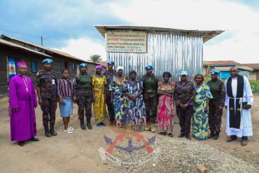 KENYAN TROOPS UNDER MONUSCO CONSTRUCT KITCHENS TO SUPPORT WIDOWS AND ORPHANS IN BENI