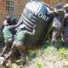 KENYAN TROOPS IN DRC HAND OVER WATER TANK TO CATHOLIC PARISH IN NORTH KIVU