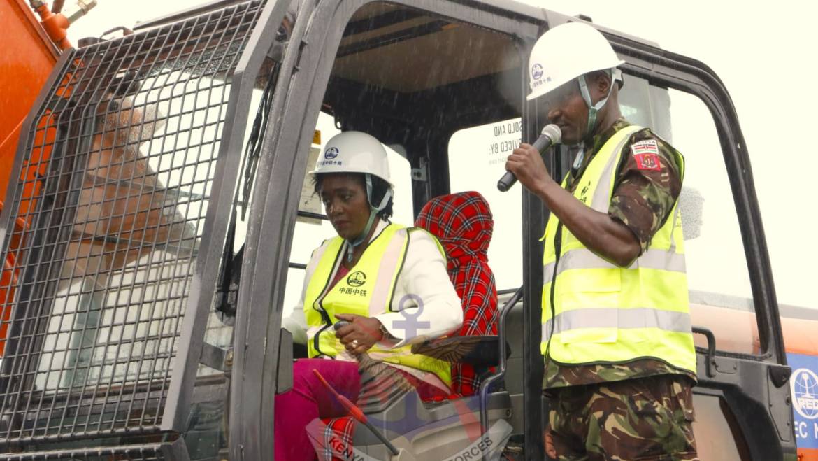 CS DEFENCE PRESIDES OVER THE GROUNDBREAKING CEREMONY FOR THE KDF AFFORDABLE HOUSING PROJECT