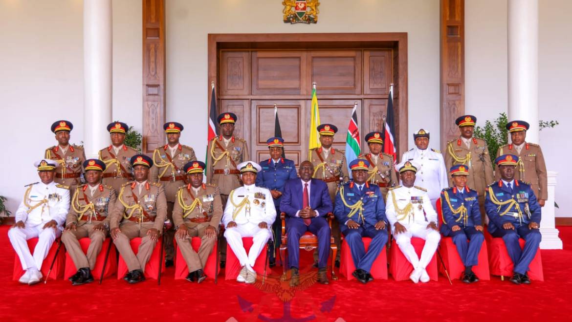 COMMANDER IN CHIEF PRESIDES OVER THE INVESTITURE OF RANKS AND SWEARING IN CEREMONY