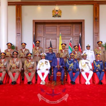 COMMANDER IN CHIEF PRESIDES OVER THE INVESTITURE OF RANKS AND SWEARING IN CEREMONY