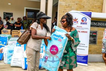 BEYOND SERVICE: MWAK DISTRIBUTES DIAPERS TO KDF DEPENDANTS WITH SPECIAL NEEDS