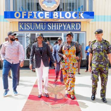 KEEL LAYING CEREMONY FOR NEW FERRY HELD AT KISUMU SHIPYARD