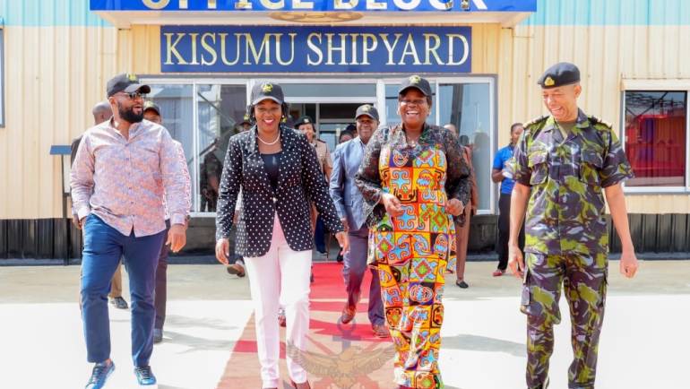 KEEL LAYING CEREMONY FOR NEW FERRY HELD AT KISUMU SHIPYARD