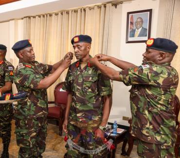 KDF CELEBRATES INVESTITURE OF RANKS CEREMONIES