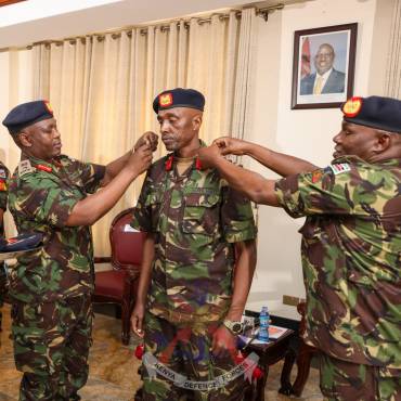 KDF CELEBRATES INVESTITURE OF RANKS CEREMONIES