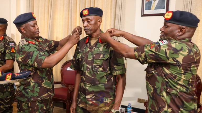 KDF CELEBRATES INVESTITURE OF RANKS CEREMONIES