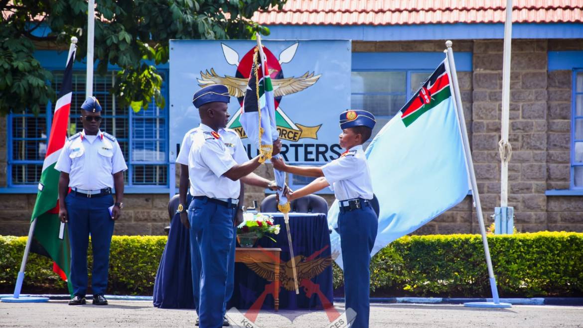 MAJOR GENERAL BERNARD WALIAULA ASSUMES COMMAND OF THE KENYA AIR FORCE