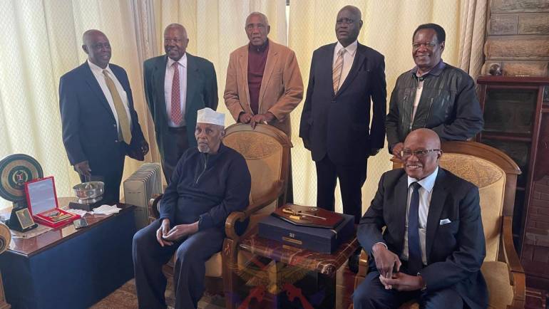 RETIRED GENERAL OFFICERS VISIT GENERAL (RTD) MOHAMED