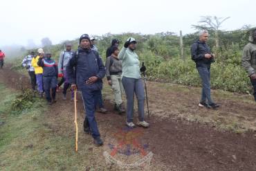 DEFENCE CS JOINS NDC SYMBOLIC 12KM NGONG HILLS TREK