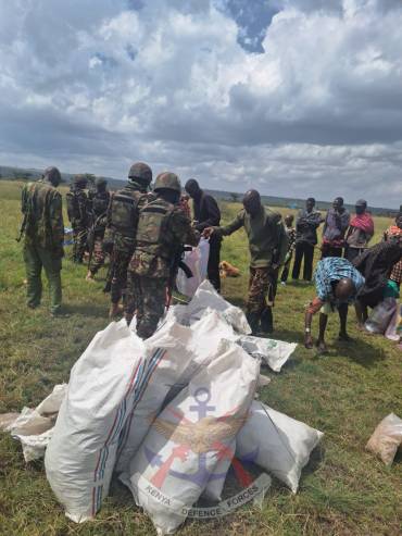 KDF TROOPS CONDUCT CIMIC ACTIVITIES AT NOLKERA CENTRE