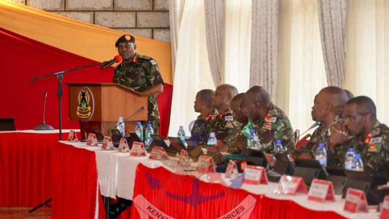 KENYA ARMY HOLDS FORMATION COMMANDERS CONFERENCE