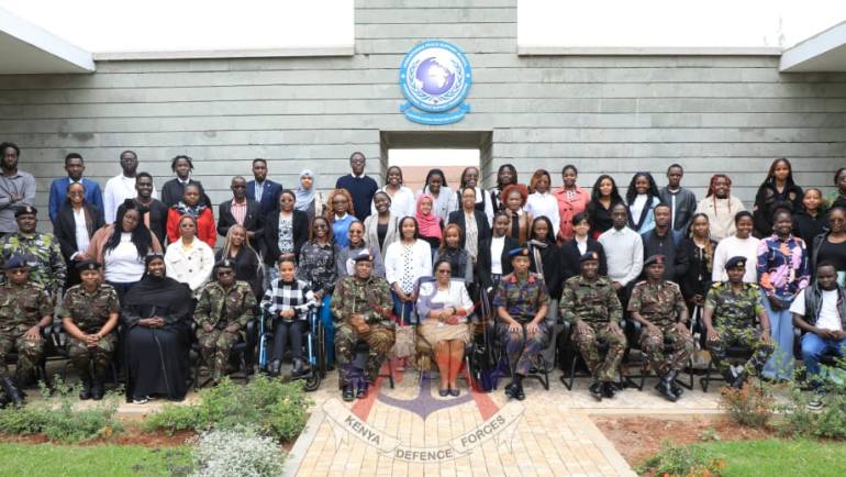 KDF HOSTS USIU – IR STUDENTS AT HPSS 