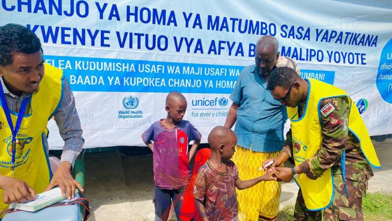 KDF SUPPORTS MEASLES AND TYPHOID VACCINATION CAMPAIGN IN HULUGHO