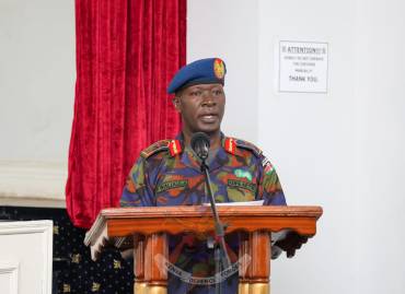COMMANDER KENYA AIR FORCE PRESIDES OVER JUNIOR OFFICERS COURSE NO. 15/25 CLOSING CEREMONY