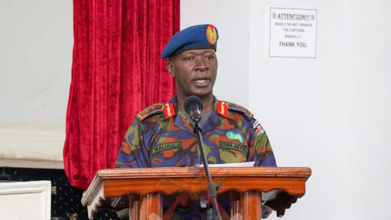 COMMANDER KENYA AIR FORCE PRESIDES OVER JUNIOR OFFICERS COURSE NO. 15/25 CLOSING CEREMONY