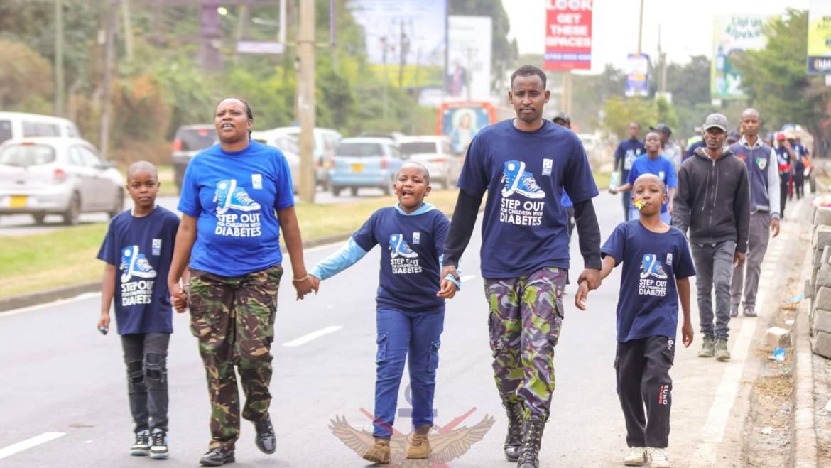 KDF STEPS OUT FOR CHILDREN WITH DIABETES