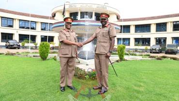 CHANGE OF GUARD CEREMONY AT KENYA MILITARY ACADEMY 