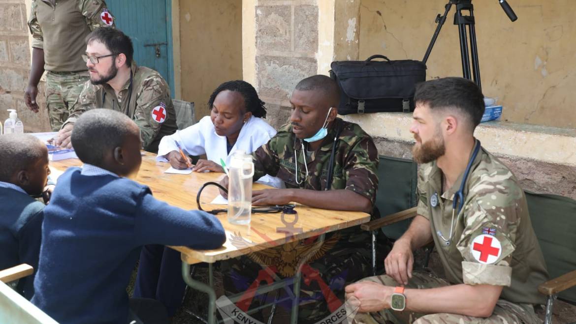 KDF PATNER WITH BATUK AND COUNTY MEDICS FOR A THREE DAY MEDICAMP IN LAIKIPIA EAST
