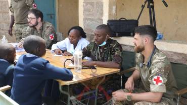 KDF PATNER WITH BATUK AND COUNTY MEDICS FOR A THREE DAY MEDICAMP IN LAIKIPIA EAST