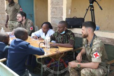 KDF PATNER WITH BATUK AND COUNTY MEDICS FOR A THREE DAY MEDICAMP IN LAIKIPIA EAST
