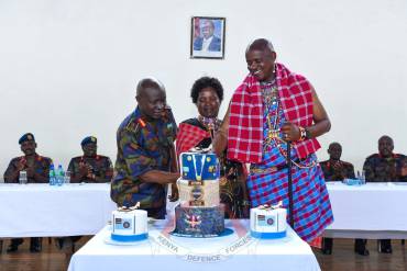 FAREWELL CEREMONY FOR FORMER KENYA AIR FORCE SERGEANT MAJOR