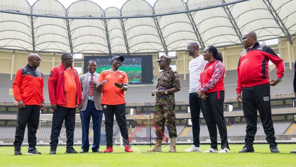 KDF HANDS OVER RENOVATED STADIA AHEAD OF CHAN 2024