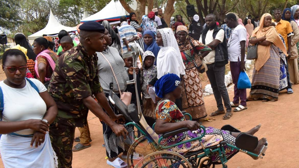 KDF PARTNERS WITH KWALE COUNTY FOR MEDICAMP AT SAMBURU 