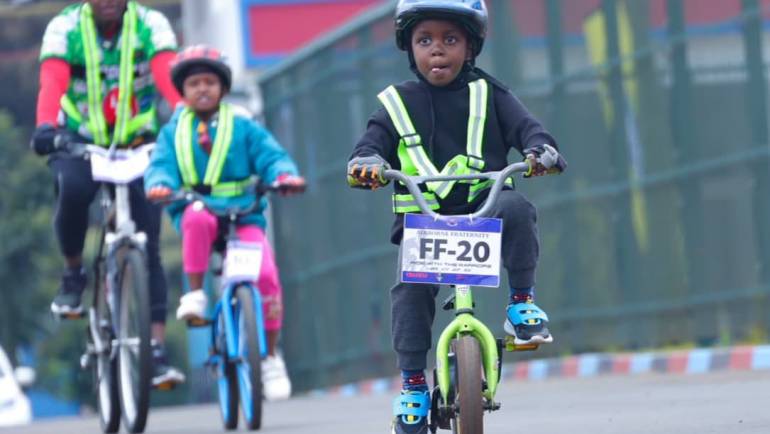 CYCLING WITH THE WARRIORS