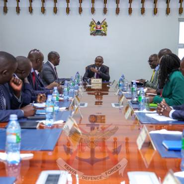 DEFENCE PS HOSTS FOREIGN AFFAIRS COUNTERPART AT DHQ