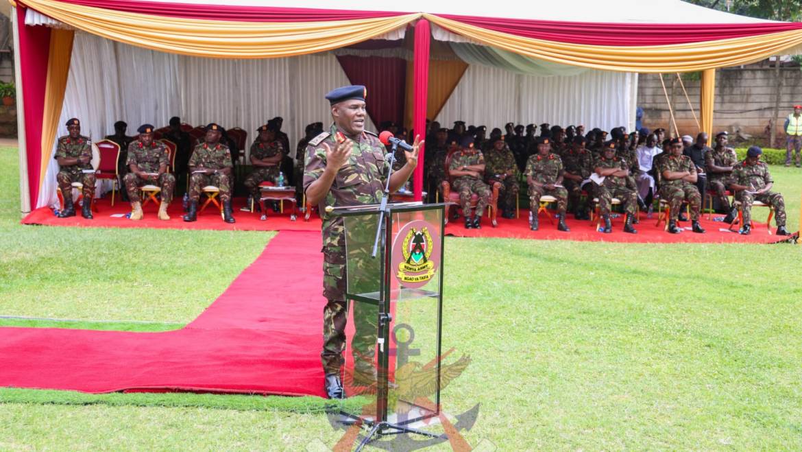 COMMANDER KENYA ARMY BARAZA ADDRESSES P.A.Y.E AND WELFARE MATTERS 
