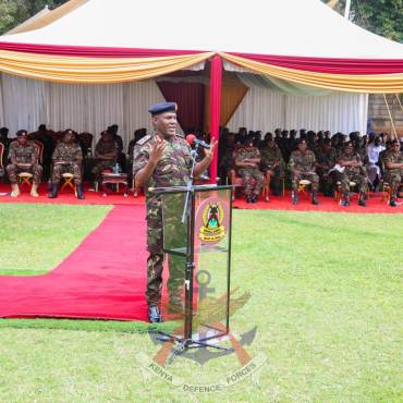 COMMANDER KENYA ARMY BARAZA ADDRESSES P.A.Y.E AND WELFARE MATTERS 