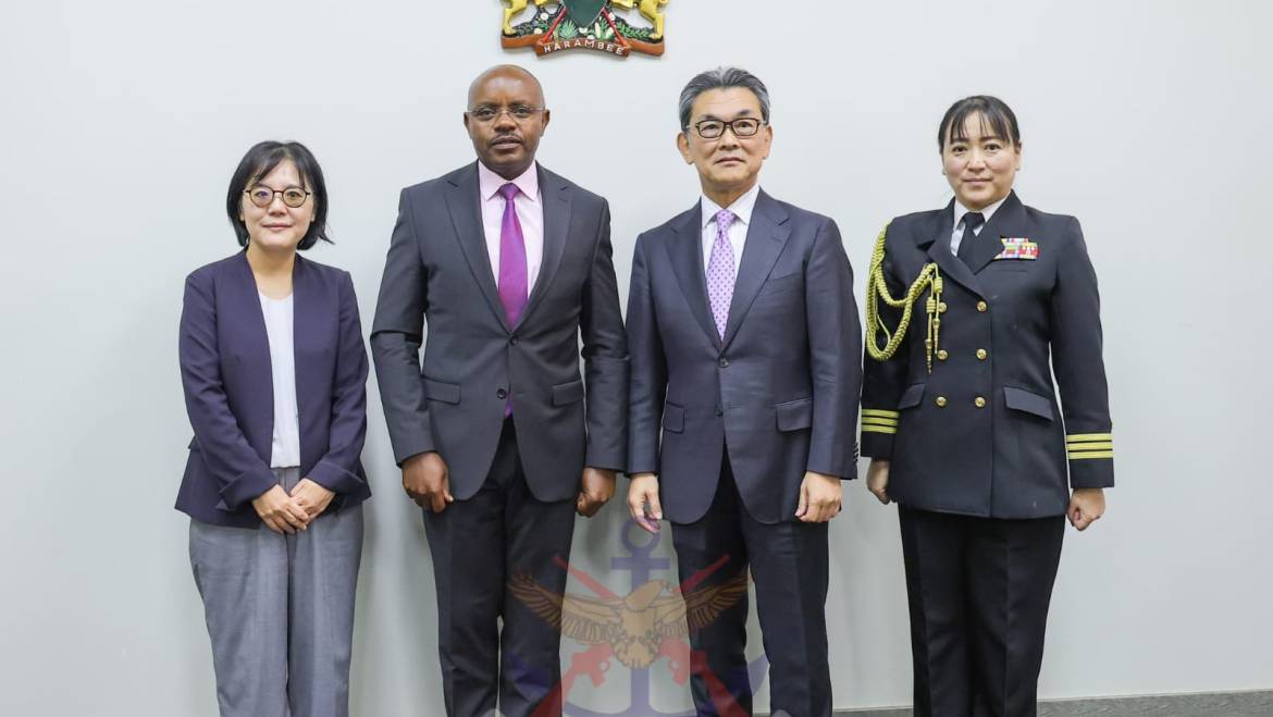 DEFENCE PS HOSTS JAPAN AMBASSADOR, KUSLO AND ISG 
