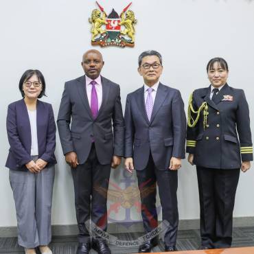 DEFENCE PS HOSTS JAPAN AMBASSADOR, KUSLO AND ISG 