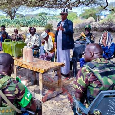 KDF TEAM CONDUCTS LEADERSHIP ENGAGEMENT AND MEDICAL OUTREACH IN HOOSINGO