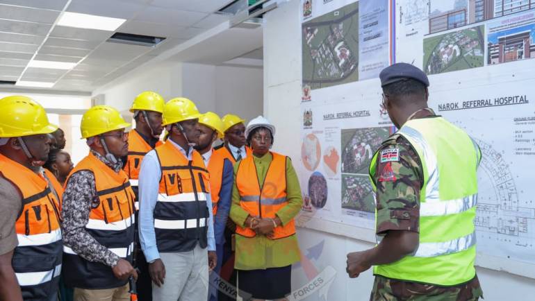 PRINCIPAL SECRETARIES INSPECT PROJECTS IN NAROK AND SIAYA COUNTIES