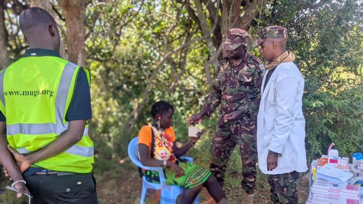 HUNDREDS OF LOCALS BENEFIT FROM KDF MEDICAL CAMP IN LAIKIPIA