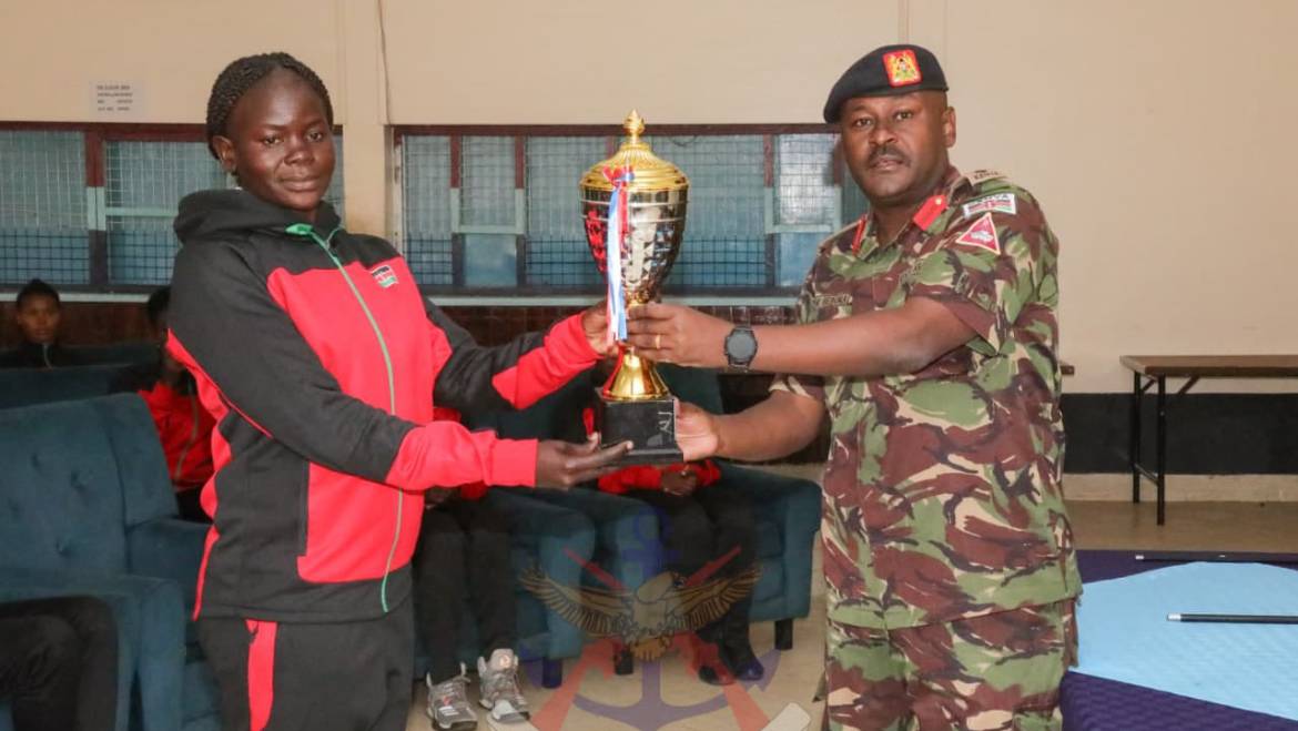 TROPHY PRESENTATION CEREMONY AT DHQ CAU