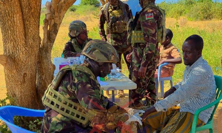 AUSSOM-KDF TROOPS CONDUCTS MEDICAP AT YAAQA BIRTA, KISMAYO